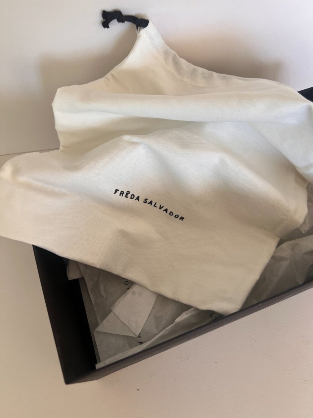 Freda Salvador Jada Square Toe Ballet Flat in Gold - Picture 10 of 10